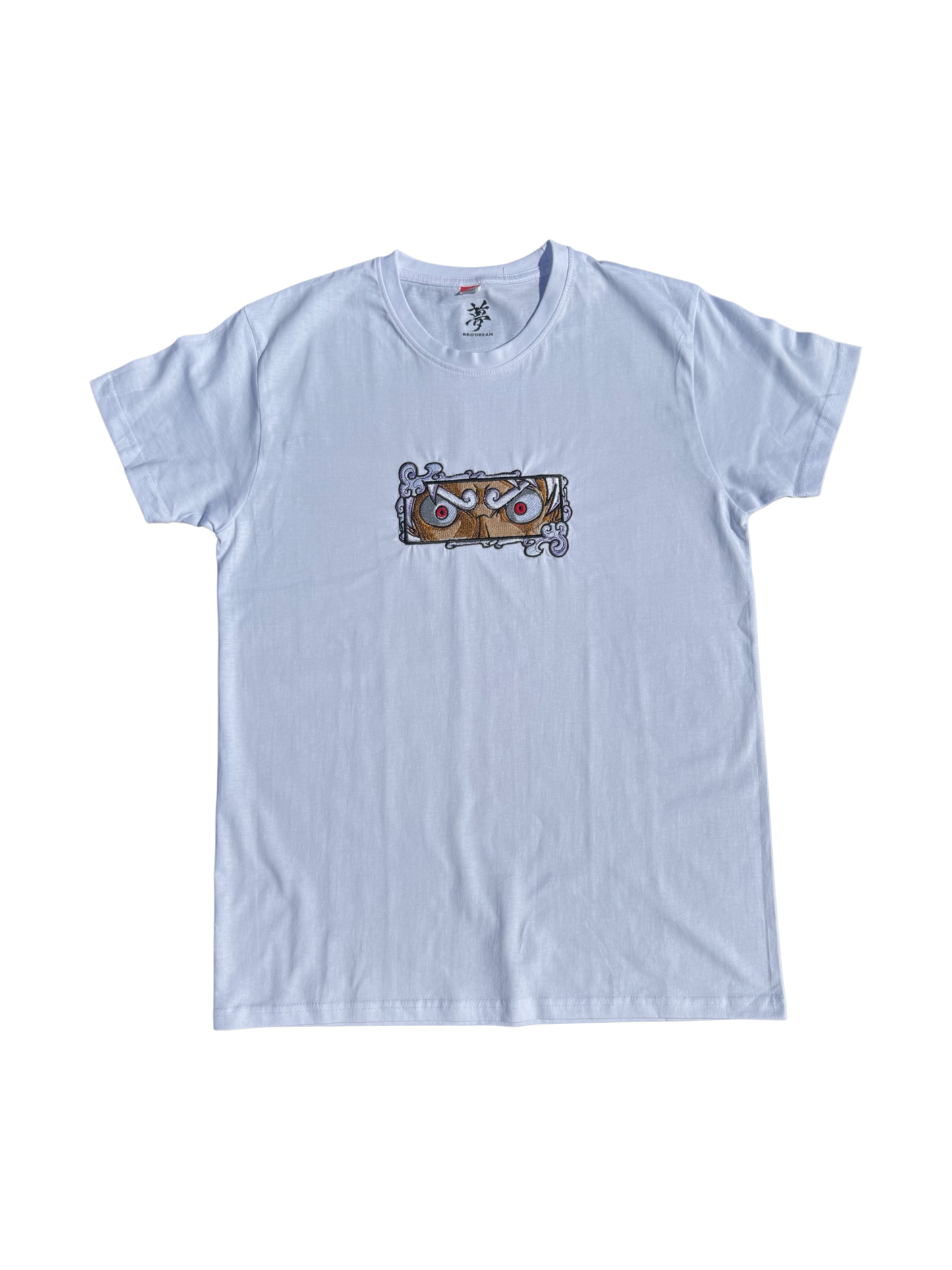 Tee-shirt Noir unisexe brodé - One Piece / Luffy