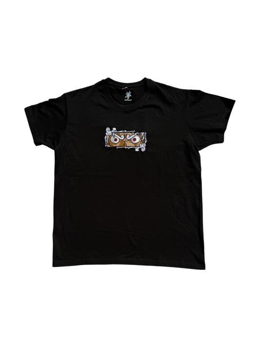 Tee-shirt Noir unisexe brodé - One Piece / Luffy