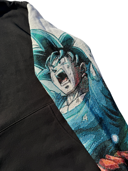 Sweat à capuche Manche Tissé Jacquard - Goku Genkidama