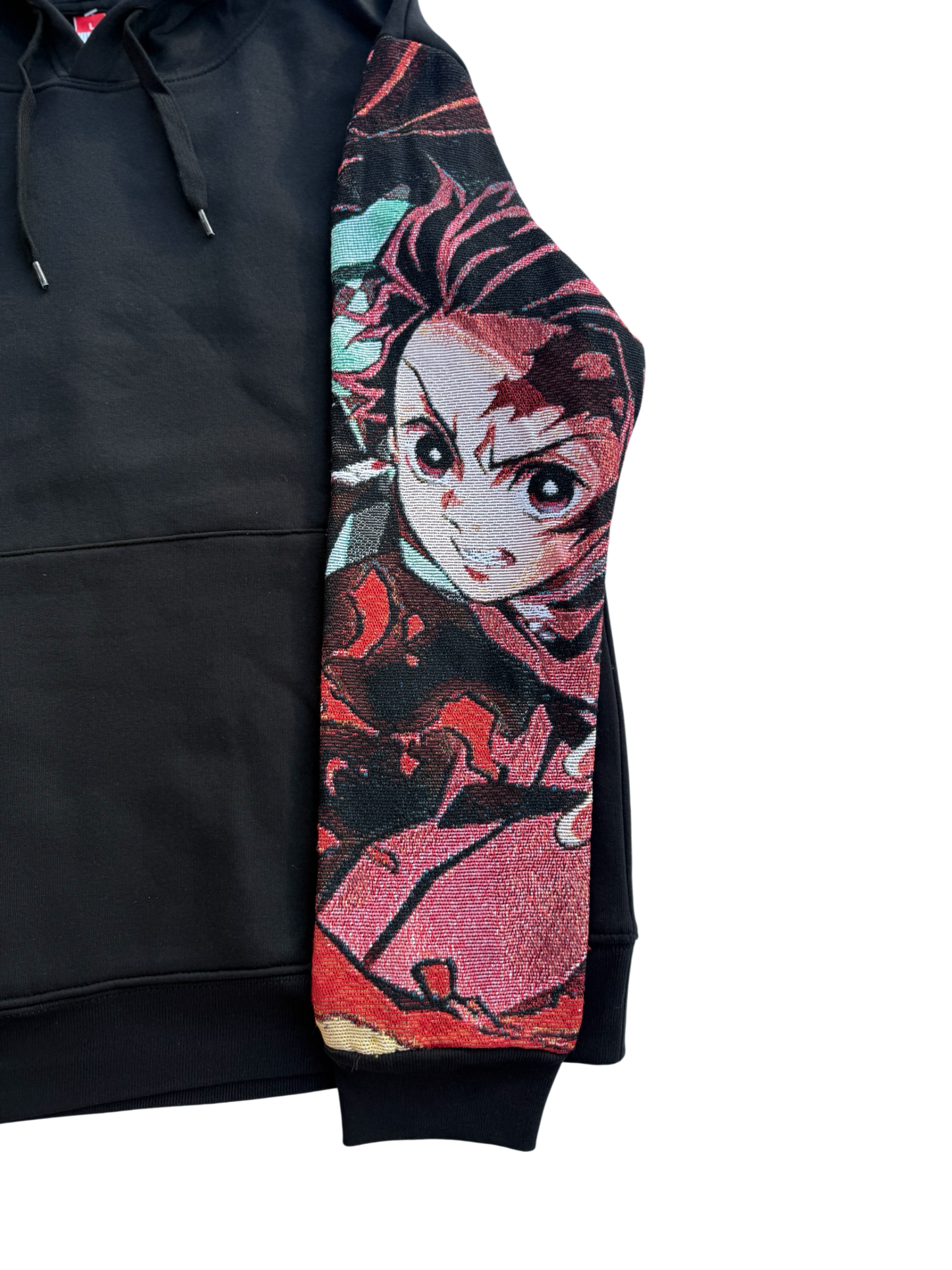 Sweat à capuche Manche Tissé Jacquard - Tanjiro Démon Slayer