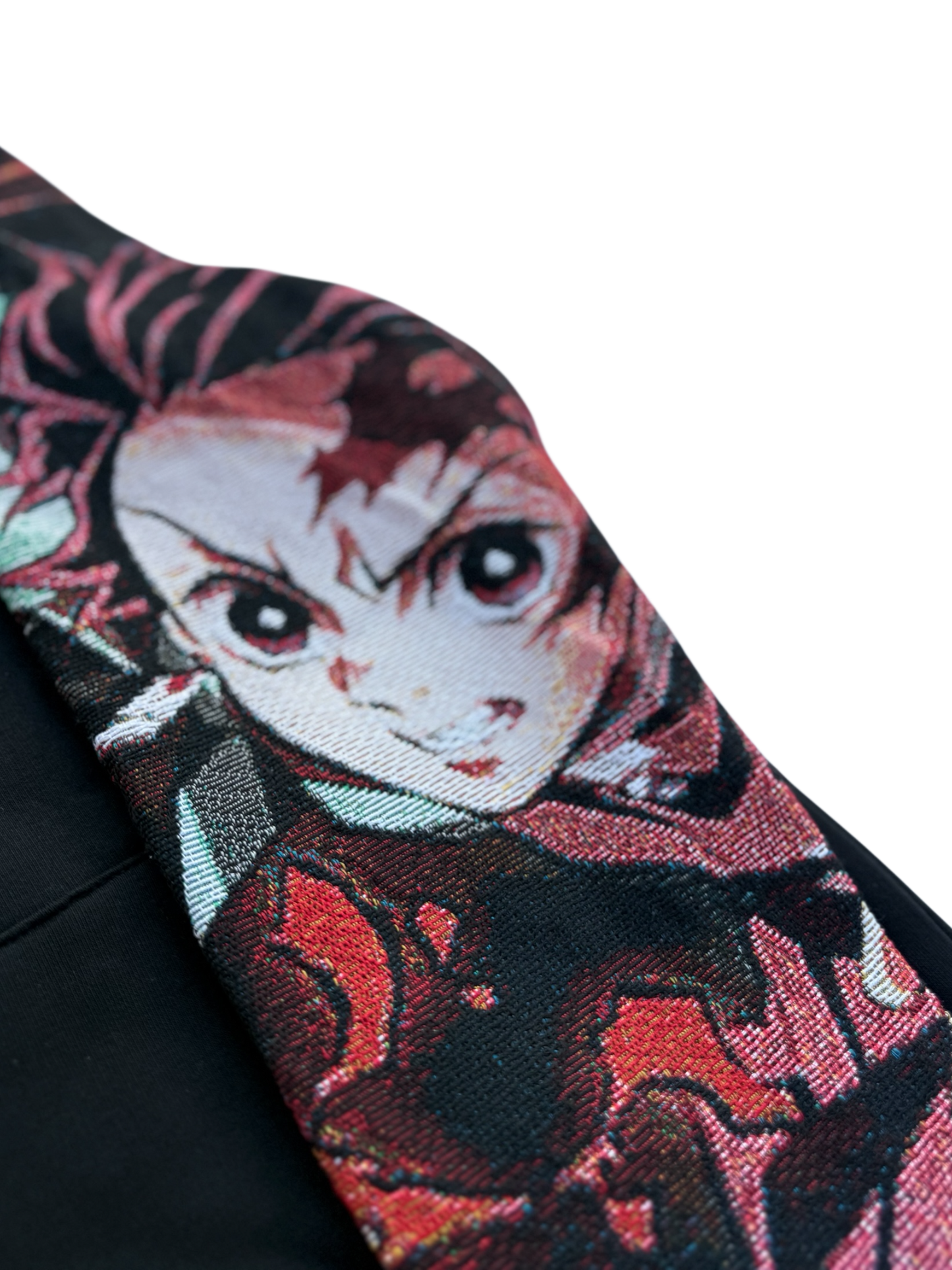 Sweat à capuche Manche Tissé Jacquard - Tanjiro Démon Slayer